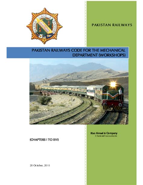 railway code and manuals